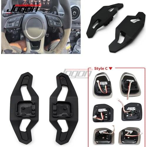 Replace Steering Wheel Paddles Shift For Audi A5 S3 S5 S6 SQ5 RS3 RS6 RS7 Sport A3 A4 S4 A5 S5 A6 S6 C7 A7 S7 A8 Q3 Q5 Q7 TT TTS