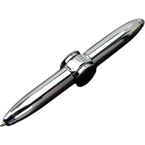 LED Spinning Pen Ball Pen Fidget Spinner Hand Top Light EDC Stress Relief Toys Kids Toy Gift School Supplies