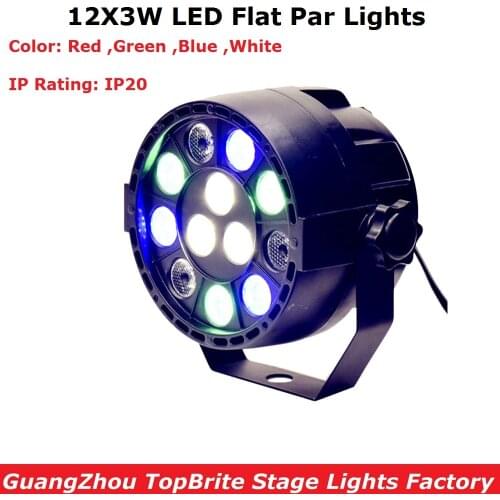 LED Par 12x3w RGBW With DMX512 For Club Disco DJ Sound Activated Disco Ball Stage Light Lumiere Christmas Projector Dj Wedding