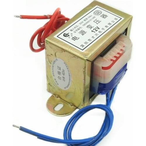 EI-40W Type 40W Transformer 40VA 220V to 12V 3A Power Transformer AC12V AC Transformer