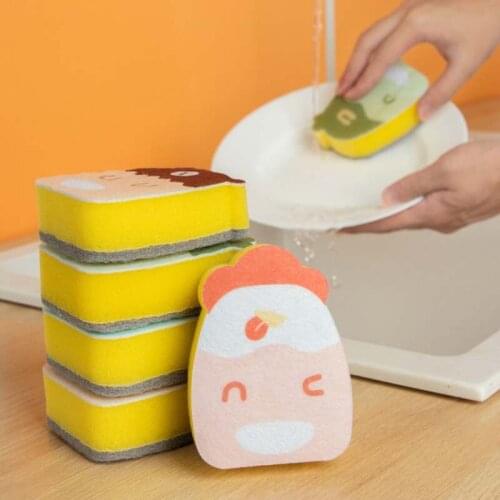 Magic Sponge Eraser Dish Kitchen Bathroom Tools Cartoon Sponge wholesale Cleaner for Kitchen High Density