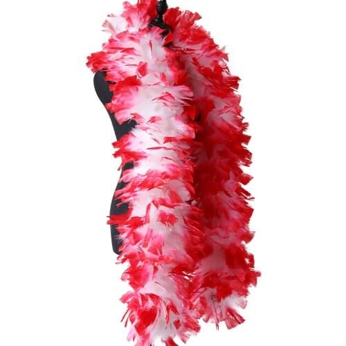 WCFeatherS 200g Big Fancy Turkey feathers boa Thick Fulffy feather Ribbon Width 22-25cm Wedding party Decoration Supplies