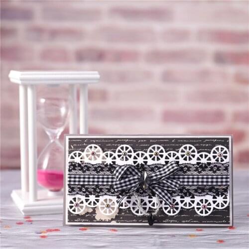 YaMinSanNiO Border Frame Metal Cutting Dies for Diy Scrapbooking Album Embossing Stencil Die Cut Card Making Decoration New 2020