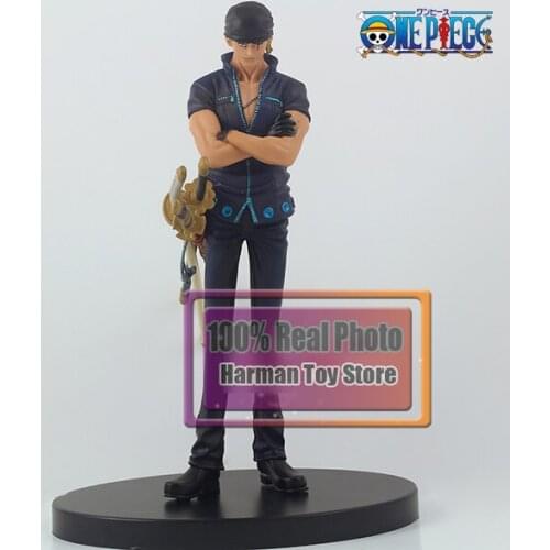 16CM Japanese classic anime figure one piece Roronoa Zoro collectible model toys for boys
