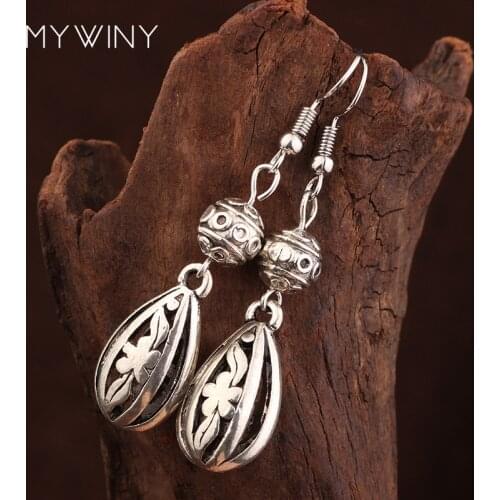 Fashion hollow out dangle earrings for women ,New Chinese wind vintage classic earrings jewelry ethnic metal earrings