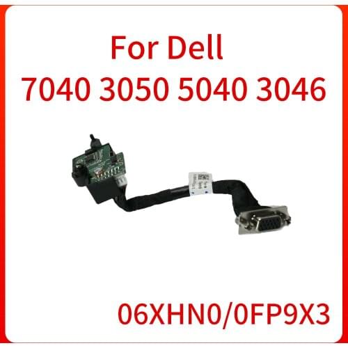 06XHN0 0FP9X3 VGA Cable Assembly For Dell 7040 3050 5040 3046 Desktop VGA extension interface cable 6XHN0 FP9X3 Original
