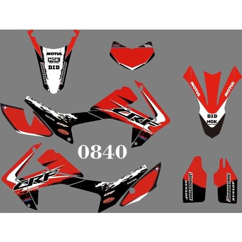 0840 Motorcycle Team Graphic & Backgrounds Decal Sticker Kits for Honda CRF250L 2012 2013 2014 2015 2016 2017 2018