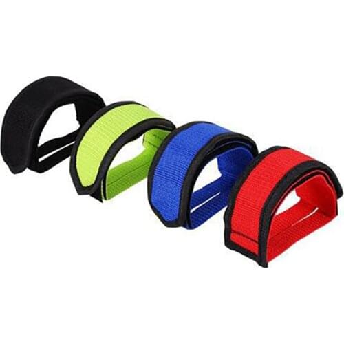 1PCS Bicycle Pedal Straps Nylon Bike Pedal Fixed Belt Toe Clip Strap Belt Foot Pedal Fixed Gear Cover Bike Bicycle Accessories