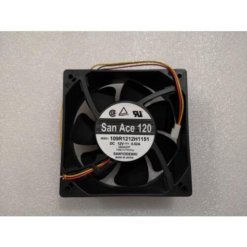 109R1212H1151 Cabinet Cooling Fan Sanyo 24V 60*60*25mm Industrial Axial Fans