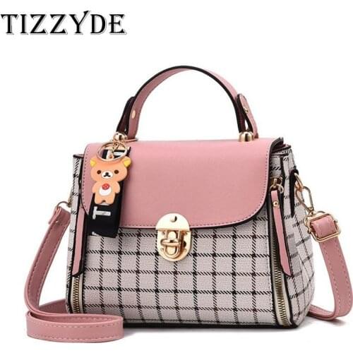 2019 Korean New Trend For Womens Bag Square Luxury Designer Handbag Leather Shoulder Crossbody Sling Bags ZGW010