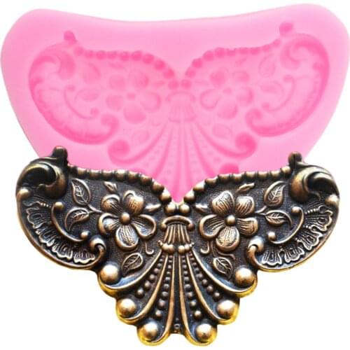 3D Medal Cake Border Silicone Molds Relief Fondant Mold Baby Birthday Cake Decorating Tools Candy Clay Chocolate Gumpaste Moulds