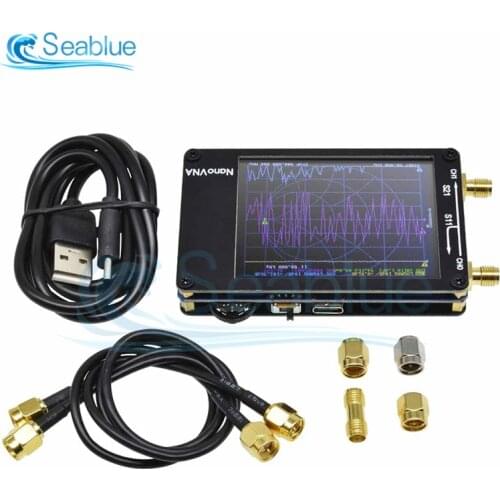2.8 inch NanoVNA Vector Network Analyzer Digital Nano VNA Tester MF HF VHF UHF USB 50Khz-900Mhz Antenna Analyzer Standing Wave