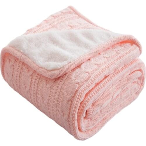 Inyahome Fleece Blankets On The Sofa