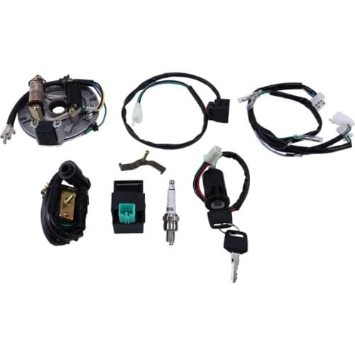 Wiring Harness Loom Ignition Coil CDI Magneto Stator for 50-140Cc Dirt Pit Bike ATV