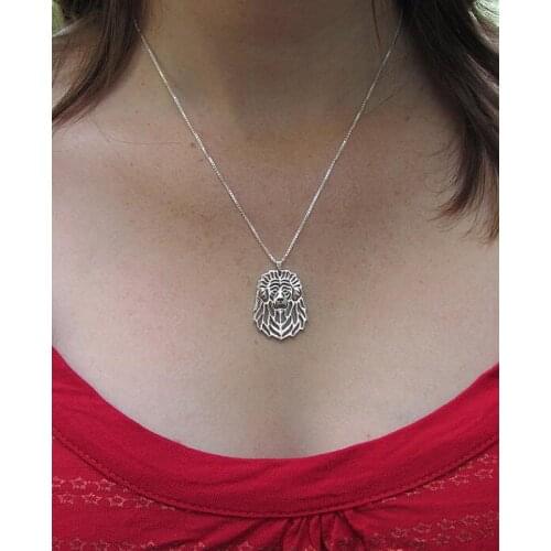 Hot sale Hollow Pet Pendant Tibetan Mastiff Necklace for women best christmas gift for friend