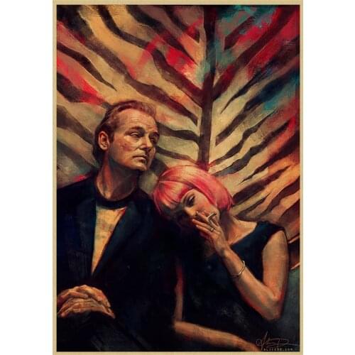 Lot style Choose Lost in Translation Art print Silk poster Home Wall Decor