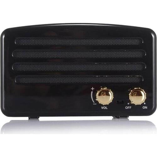 Mini Bluetooth Wireless Bluetooth Speaker for Xiaomi Samsung Huawei Iphone ELRVIKE T5 Portable Vintage Retro Subwoofer Stereo