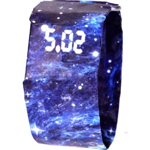 2020 Reloj Hombre Men Watches Creative Paper Led Digital Watch Waterproof Electronic Watches Men Digital Touch Screen Watches