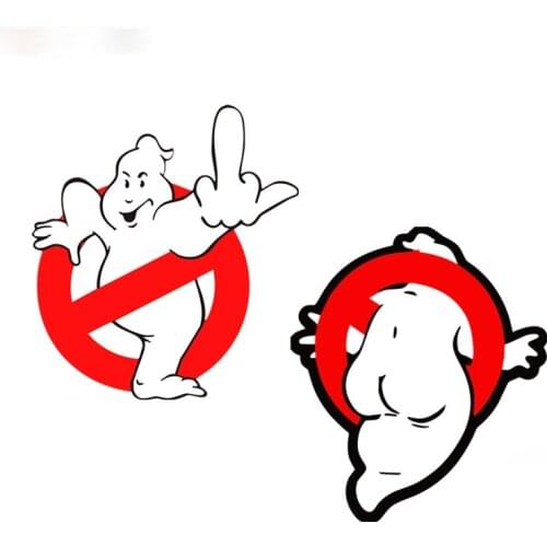 LLY-0598 Funny Car Stickers for Ghostbusters Decal PVC Cars Styling Cartoon New Design Fashion Cool Style Waterproof Decals