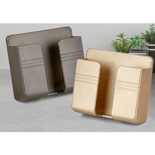 Wall-Mounted Bedside Mobile Phone Storage Rack Punch-Free TV Air Conditioning Wall-Mounted Bedside Mobile Phone Storage Rack