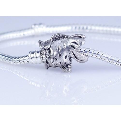 Wholesale 35pcs silver plated Goldfish beads Big Hole Beads Fit style European Bracelet hole 5mm
