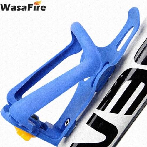 Bicycle Adjustable Water Bottle Holder Plastic Elastic Mountain Road Bike Drink Water Bottles Cage Rack Cycling Accessories