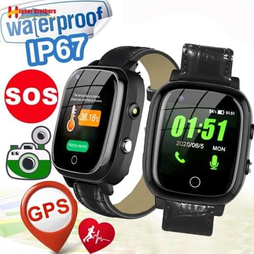 Smart Remote Camera GPS Trace Location Student Elder Man HR Blood Pressure Monitor 4G Wristwatch Video Call Android Phone Watch