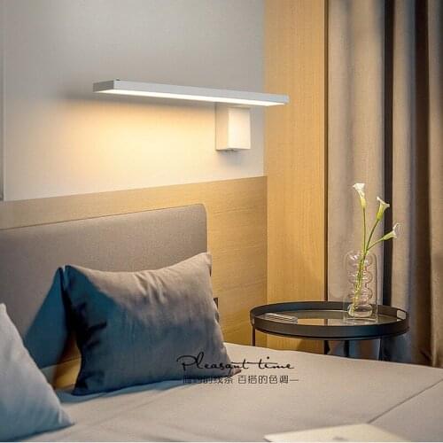LED wall lamp Nordic Indoor wall lights Creative bedside bedroom 12W sconce living room simple modern aisle acrylic light WJ1023