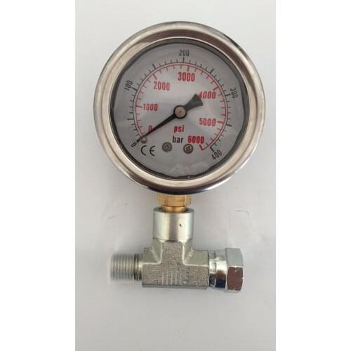 High pressure airless spraying machine, Hydraulic pressure gauge, Spraying machine, Pressure gauge accessories