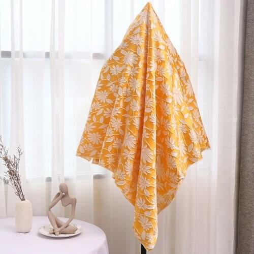 High quality new style fabric for dress Orange jacquard fabric dress cheongsam DIY handmade tissus