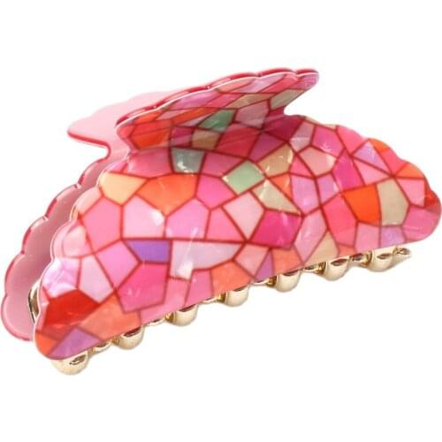 High Quality 8cm Length Acrylic Indian Elephant Long Hairpins Hair Clip Crab Hair Claws For Women Girl Hair Jewelry Accessories