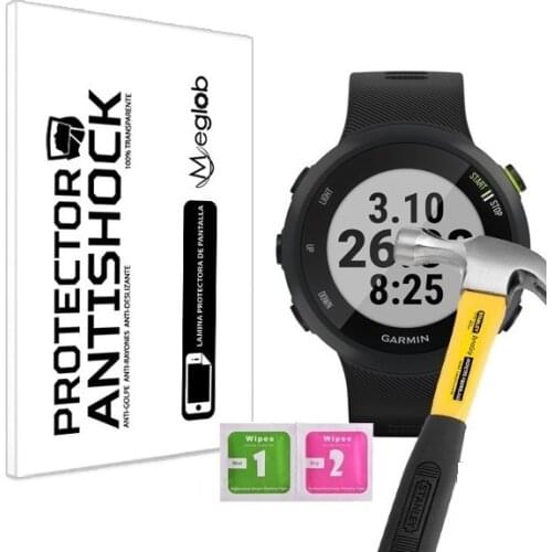 Screen protector Anti-Shock Anti-scratch Anti-Shatter compatible with Garmin Forerunner 45