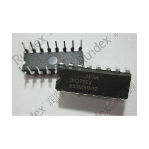 100% New and original D6376 UPD6376 UPD6376GS SOP16 UPD6376CX D6376CX DIP16 10PCS-30PCS