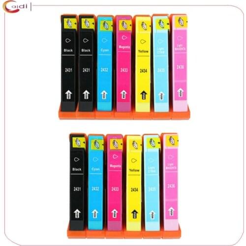 13PCS Compatible Ink Cartridge T2431 24XL For Epson EXPRESSION PHOTO XP-55 XP-760 XP-850 XP-860 XP-950 XP-750 printer inkjet