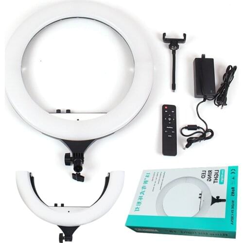 18inch 45cm LED ring light with Remote control phone holder stand Tripod ringlight Studio Photo Lamp For Photography YOUTUBE