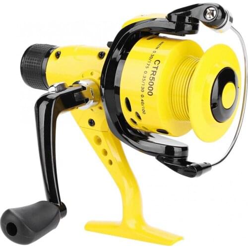 2000-7000 12+BB 5.5:1 Fishing Reel Foldable Left/Right Hand Rocker Fish Spinning Wheels Outdoor Fishing Accessories