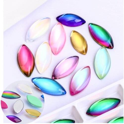 AB 3D Nail Rhinestones Diamond Charms Crystal Shiny Nail Art Decorations Self-Adhesive Rhinestones For Clothes DIY Craft Strass