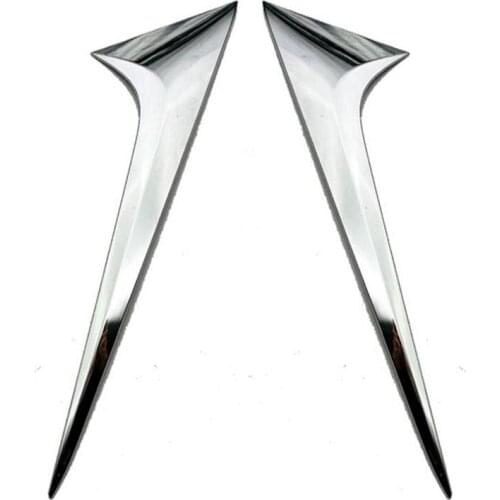 ABS Chromed Car Styling Accessories For Mazda CX-30 CX30 2020 2021 Rear Tail Window Spoiler Triangle Molding Cover Trim Sticker