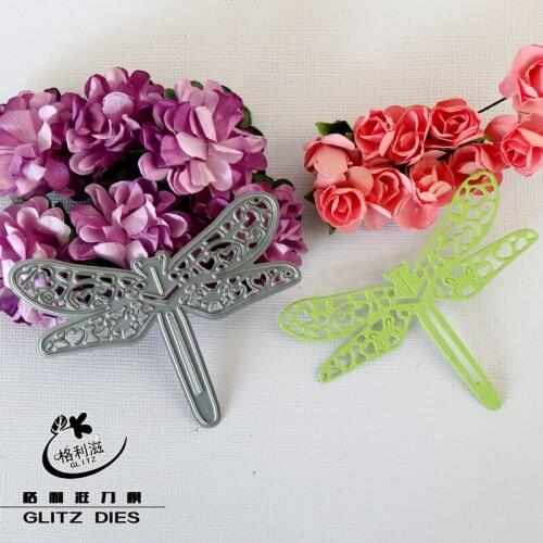 Big Dragonfly die cuts,Metel cutting dies in scrapbooking embossing folder for sizzix fustella cutting machine d2