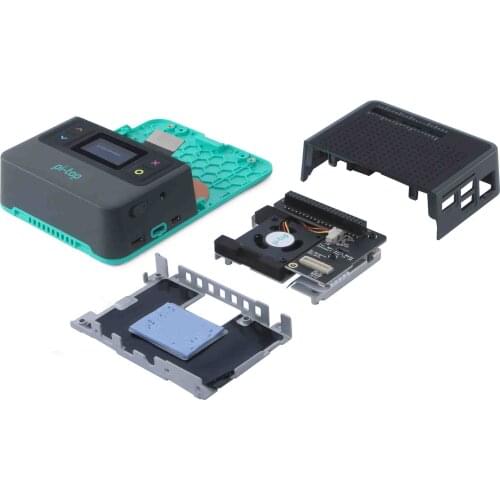 Pi-Top PT4-DIY-01 Development Board Case for use with Raspberry Pi 4 in Black