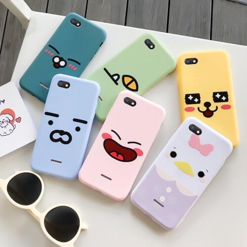 For xiaomi Redmi 6A Case Protective Phone Shell Frosted Silicone Casing Candy Colorful For xiaomi Redmi 6A Soft TPU Back Cover