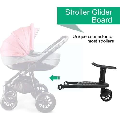 Baby Stroller with Seat For Kids Child Pram Wheel Adapter Twins Auxiliary Scooter Child Board Trailer Pedal Pedal Standing F5K7