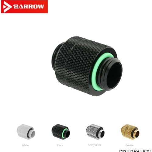 Barrow Multi-Function Flexiable G1/4 Male to Male Rotary Connector,15-16.5mm Extender PC water cooling build fittings,THDJ15-V1