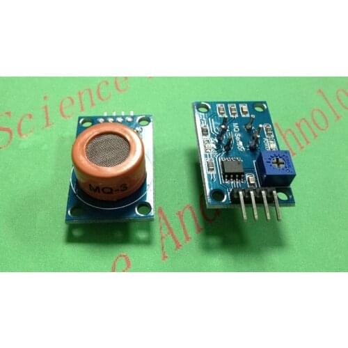 2PCS MQ - 3 alcohol sensor module ethanol concentration alcohol gas detection circuit module