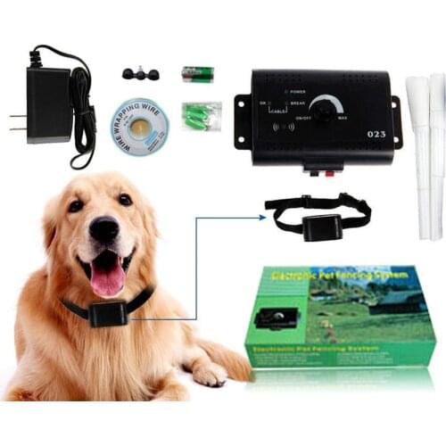 2021 New Safety Pet Dog Electric Fence Buried Electric Dog Fence Containment System Waterproof Dog Electronic Training Collar