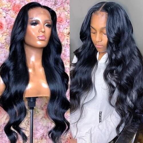 13x4 Lace Front Human Hair Wigs 13x6 Brazilian Body Wave Lace Frontal Wig PrePlucked Hairline For Women Human Hair Wigs 30Inh