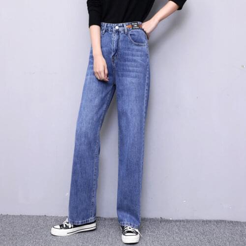 Py2264 2020 spring summer autumn new women fashion casual Denim Pants woman female OL high waist jeans