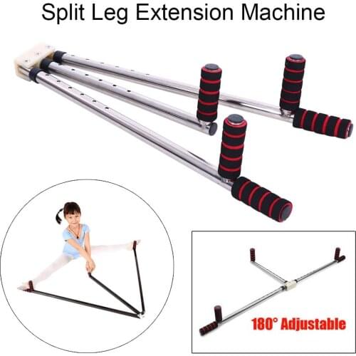 Adjustable 3 Bar Leg Stretcher Split Stretching Machine Stainless Steel Leg Support for Ballet Yoga Dance Gymnastics Training