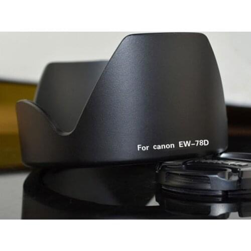 Reversable EW-78D 72mm ew 78b Lens Hood for Canon 7D 5DII 50D 60D T3i T2i T1i T3 EF 18/28-200mm