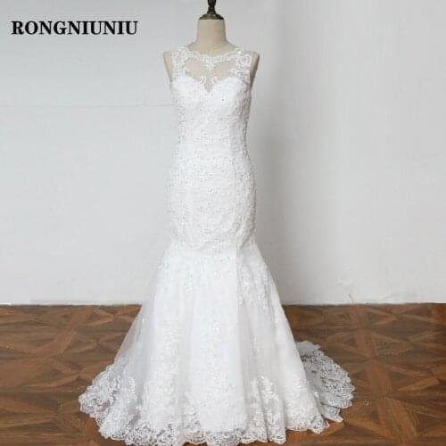 RONGNIUNIU Mermaid Silhouette Wedding Dresses
